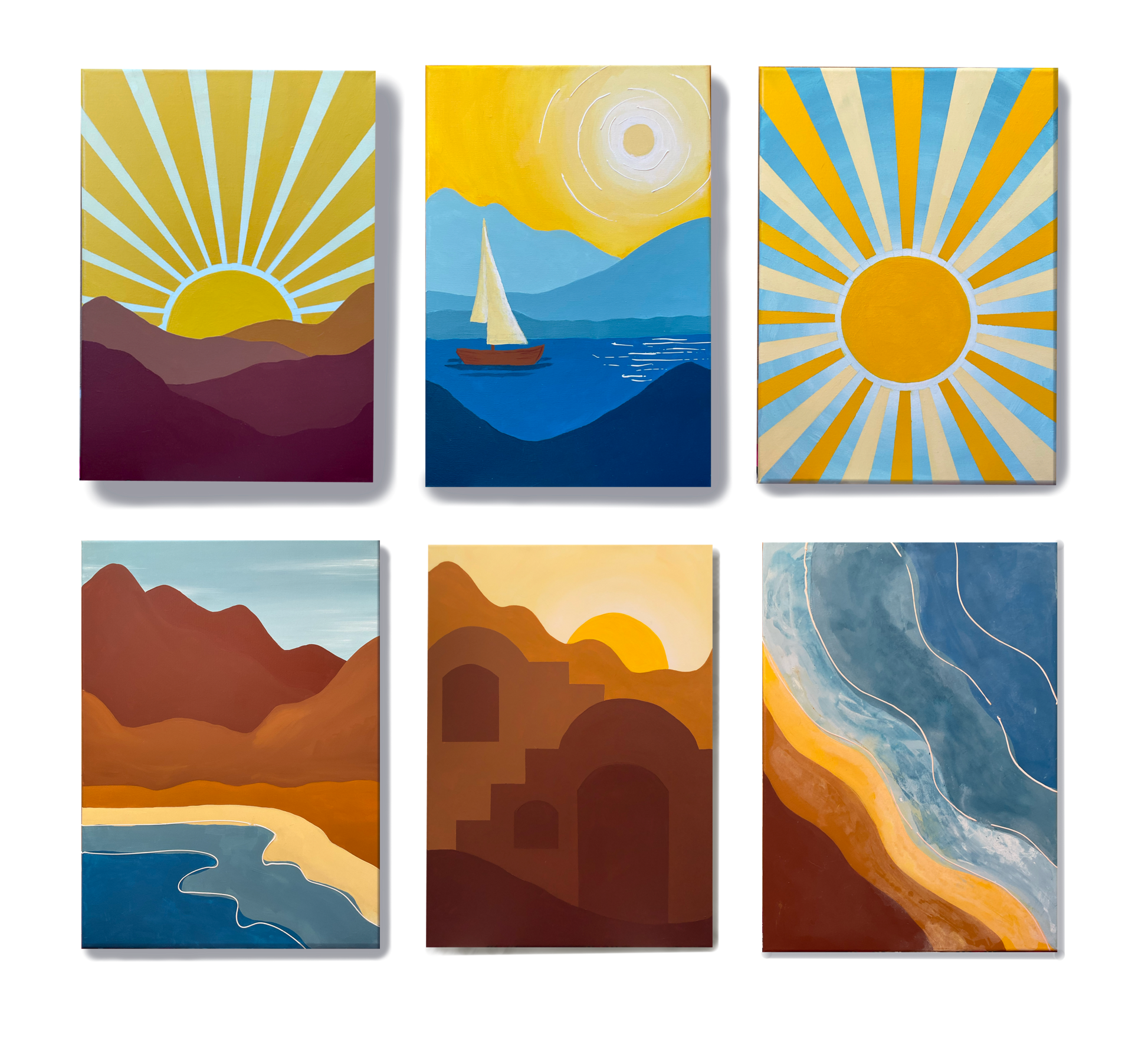 Sun-Kissed Hues Set of 6