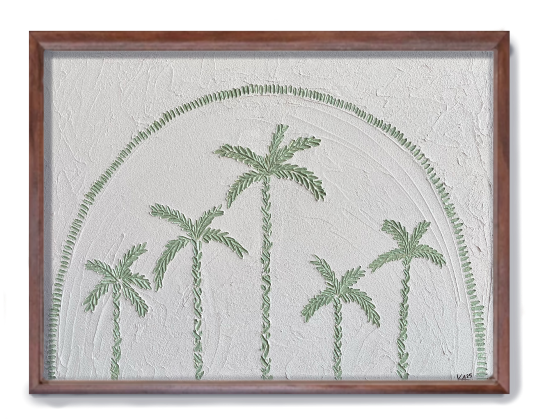 Textured Palm Trees 1