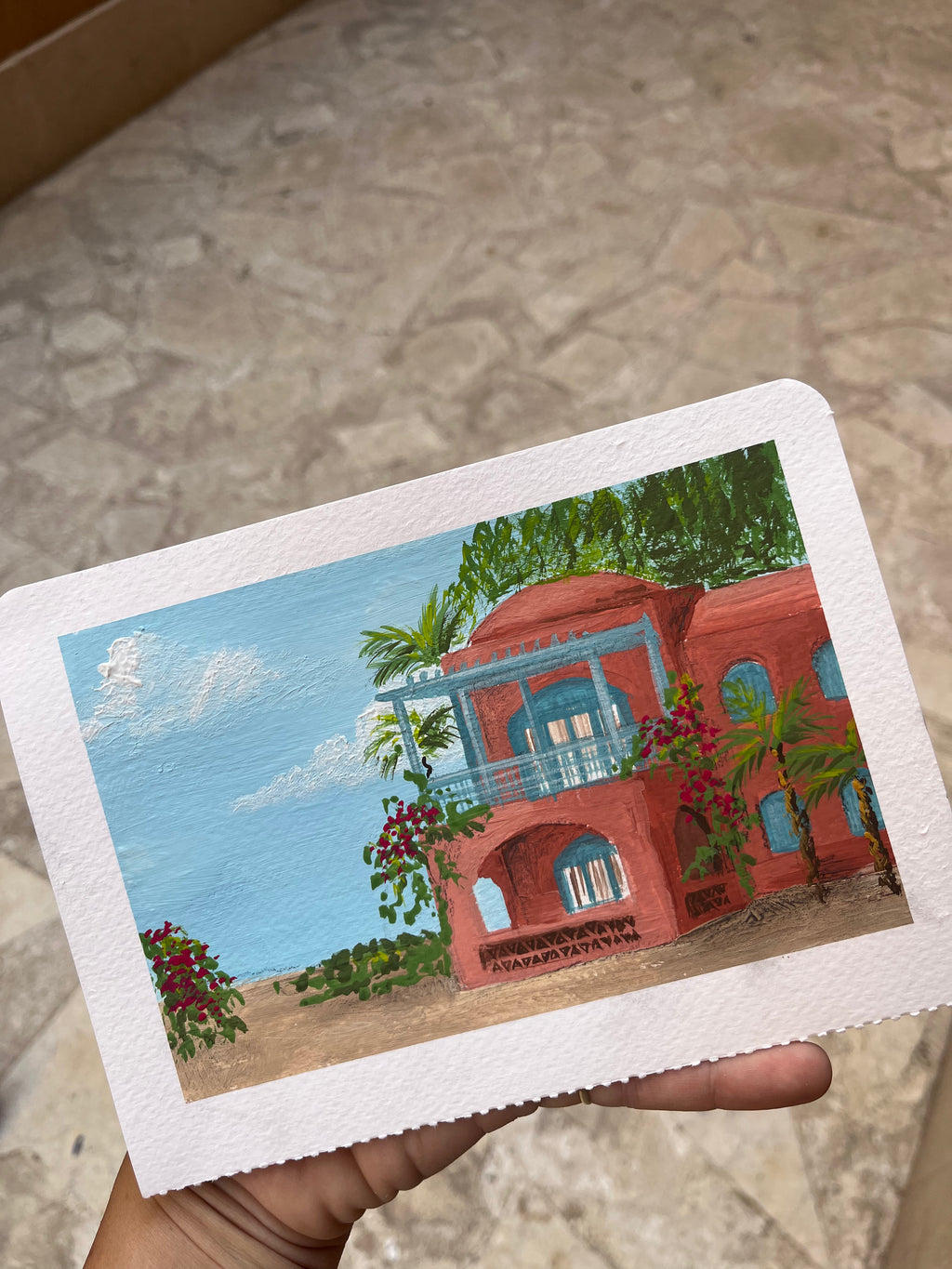 Sheraton Hotel (Gouache)
