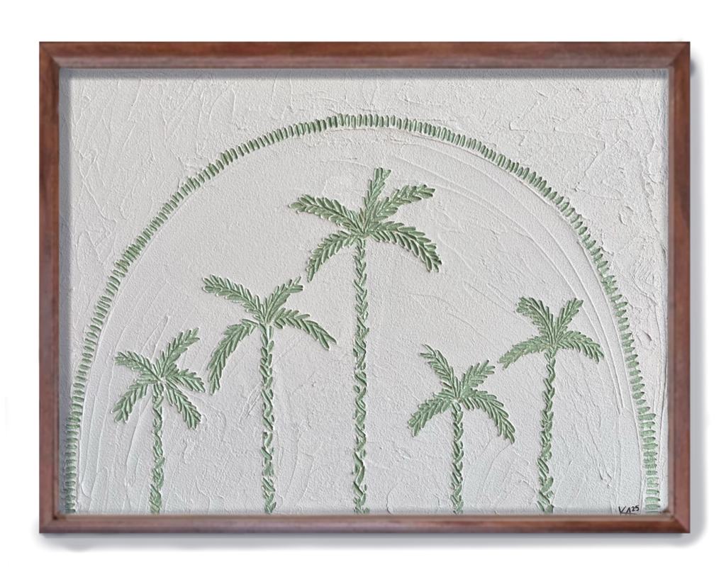 Textured Palm Trees 1